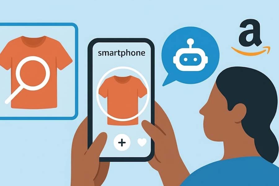 After the Fire Phone failure, Amazon tried its luck again with AI phones. Graphics: Cat Tien