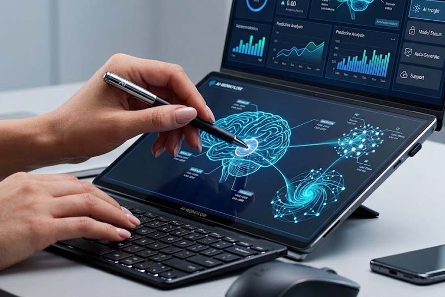 The soaring consumption of AI tokens creates a new competitive culture in the workplace, but also raises concerns about cost, efficiency and sustainability. Graphics: Cat Tien