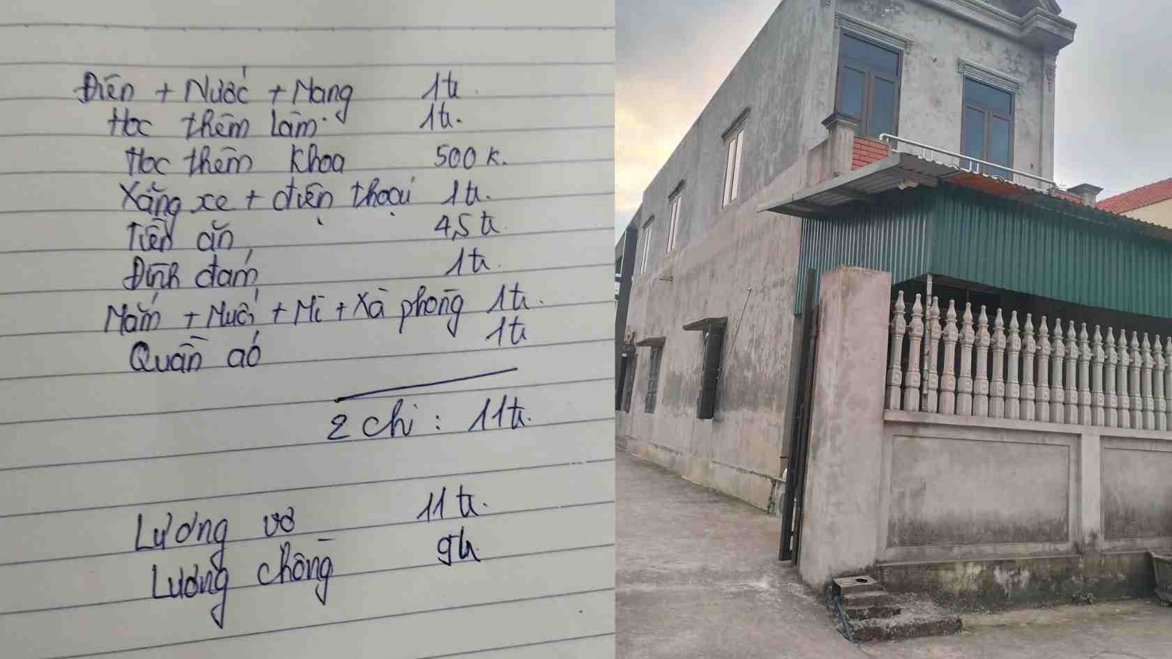Thanks to proper care, the female worker's family has paid off all debts for building the house after many years of effort. Photo: NVCC
