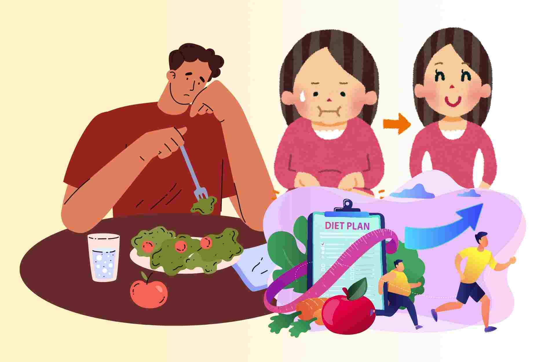 Mistakes that make obese people lose weight the more they fast