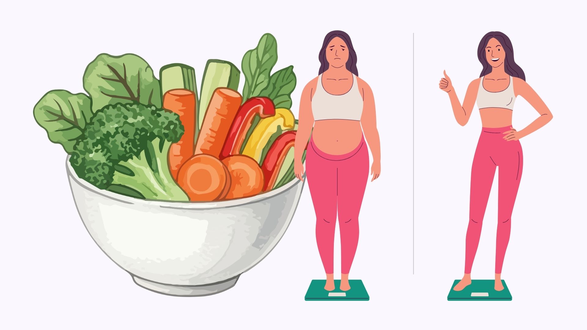 Effective visceral fat reduction with healthy food groups. Graphics: Linh Dan