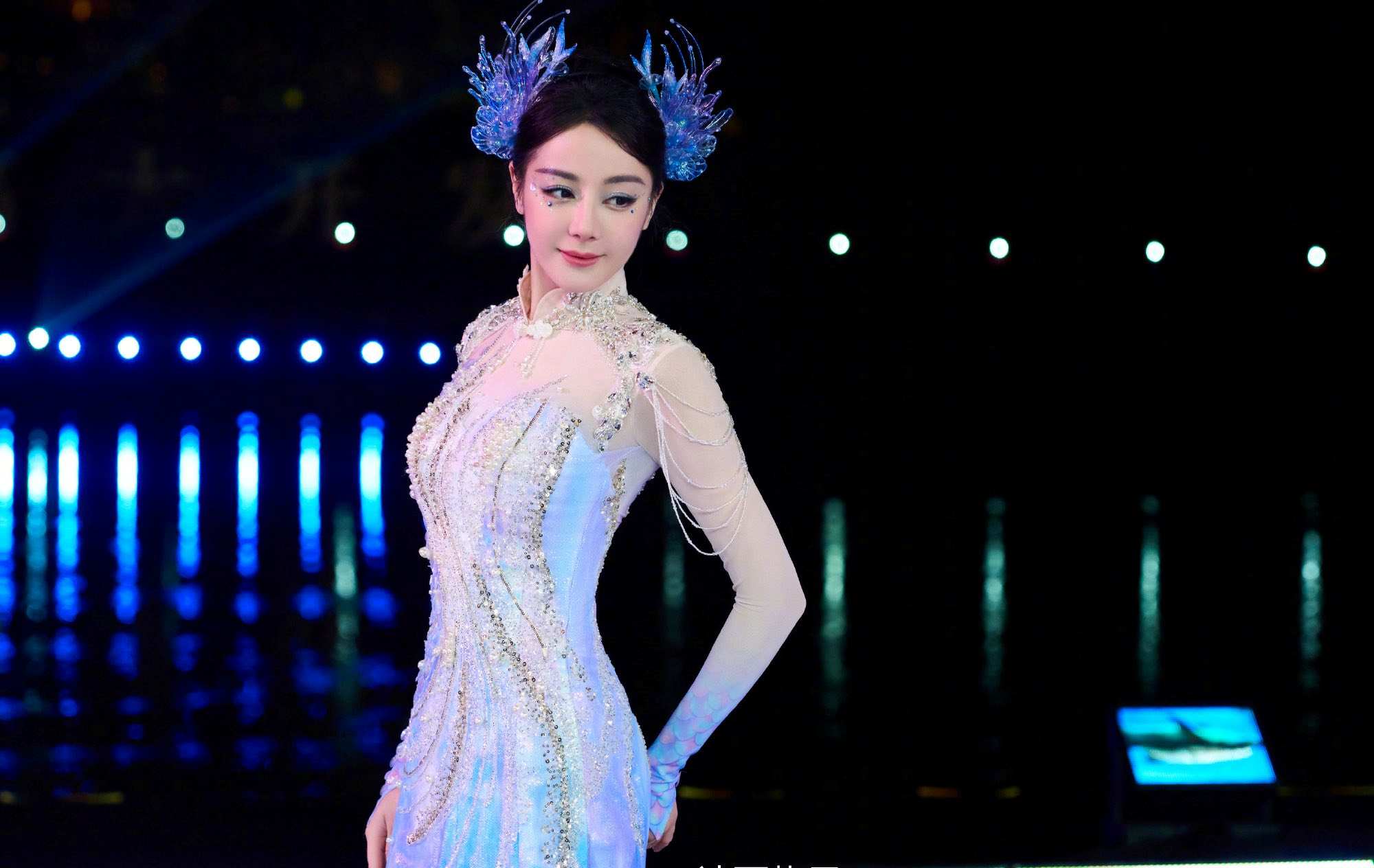 Nữ diễn viên Địch Lệ Nhiệt Ba đã thắng kiện vụ phim ngắn ghép mặt bằng AI. Ảnh: Weibo