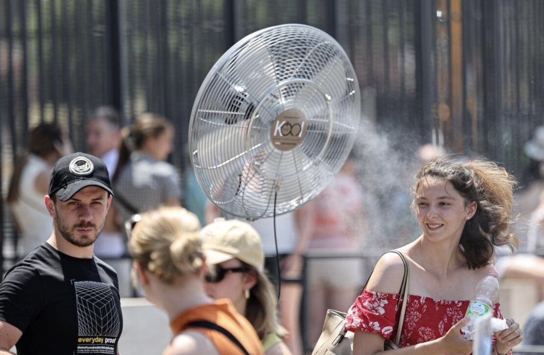 Unusual heat is spreading in the US. Photo: Xinhua