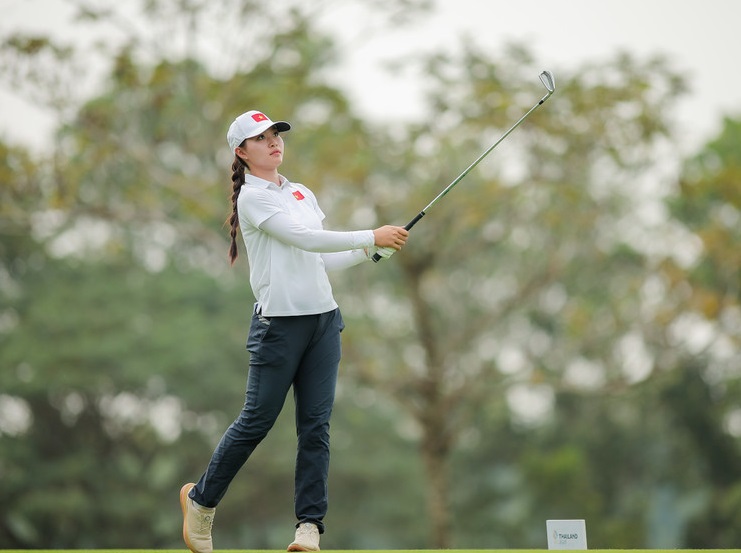 Golfer Le Chuc An has risen to 159th in the world. Photo: VGA