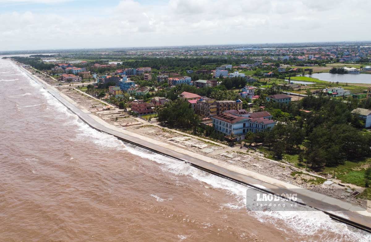 Vista panorámica de la playa de Quat Lam (comuna de Giao Ninh, provincia de Ninh Binh). Foto: Luong Ha