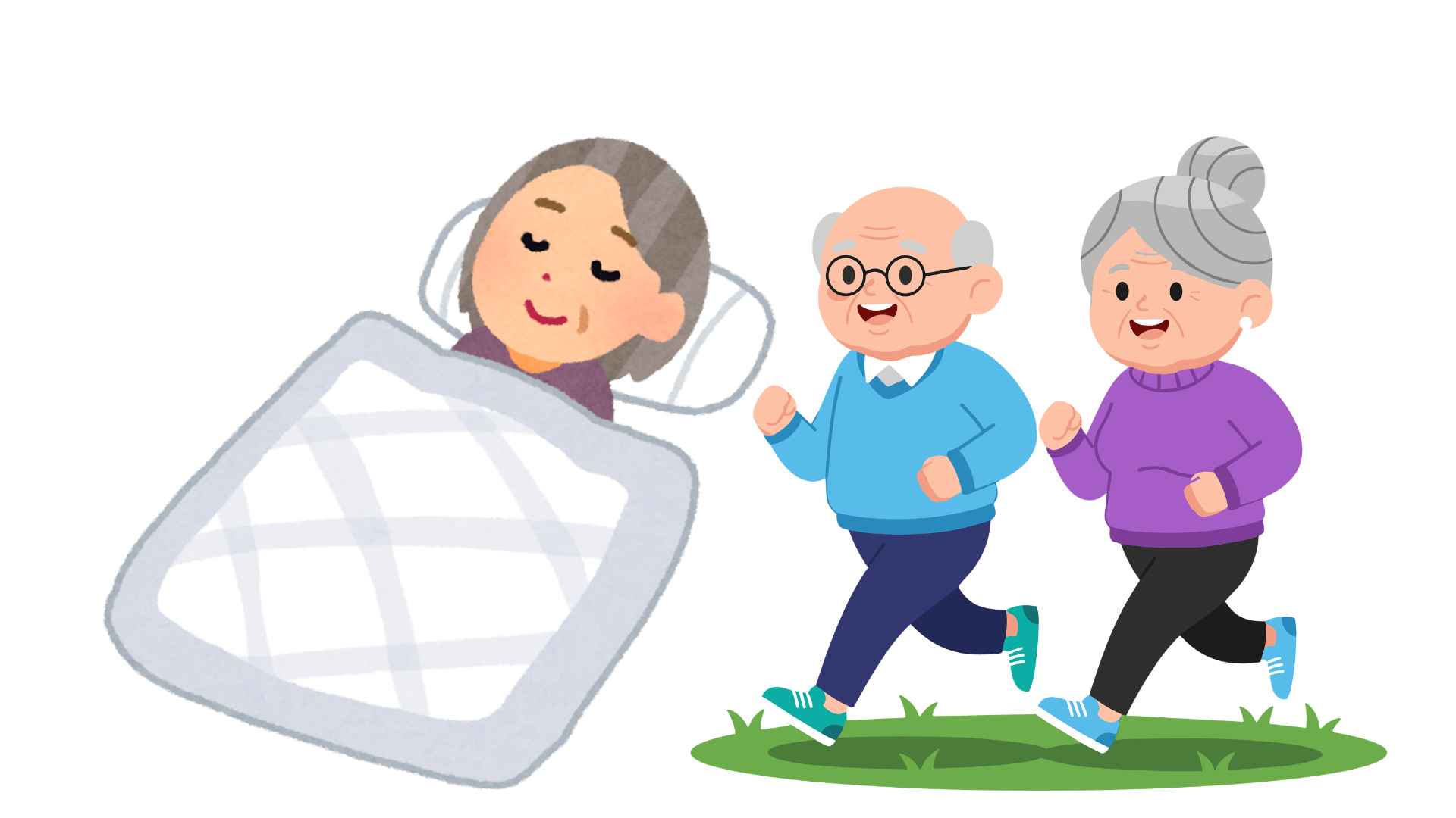 十分な睡眠をとったり、定期的に運動したりする習慣は、老後により明晰になるのに役立ちます。グラフィック写真:フオン・ソン