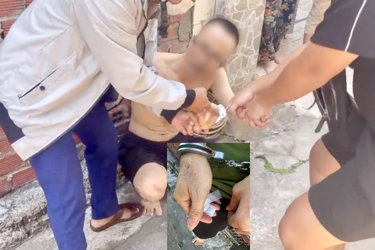 Subjects illegally possessing drugs arrested by the Border Guard and functional forces. Photo: Border Guard