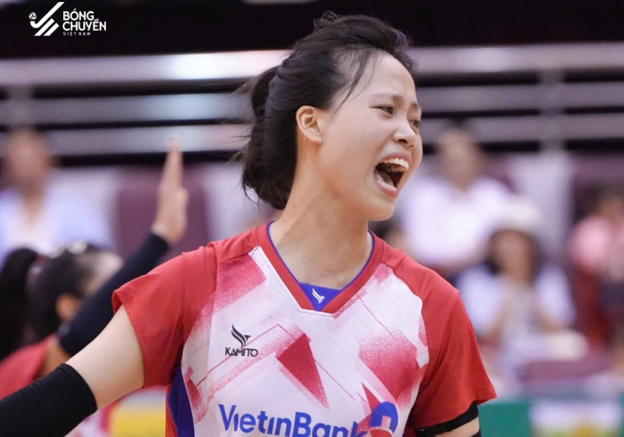 Vietinbank vượt qua Binh chủng Thông tin ở bán kết Cúp Hoa Lư. Ảnh: Bóng chuyền Việt Nam