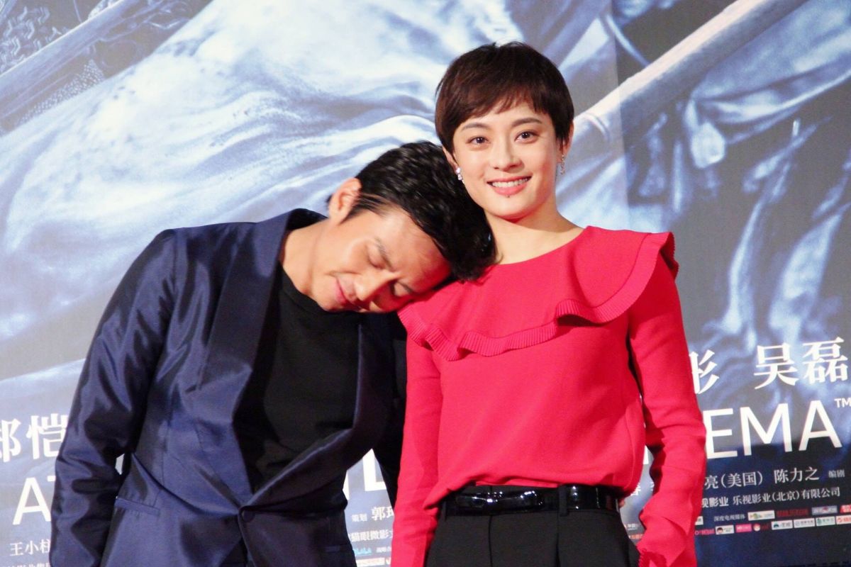 Đặng Siêu và Tôn Lệ là cặp vợ chồng nổi tiếng trong showbiz Trung Quốc. Ảnh: Xinhua