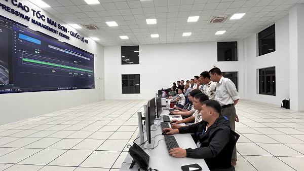 Mai Son - National Highway 45 Expressway Operation Center. Photo: Diep Anh