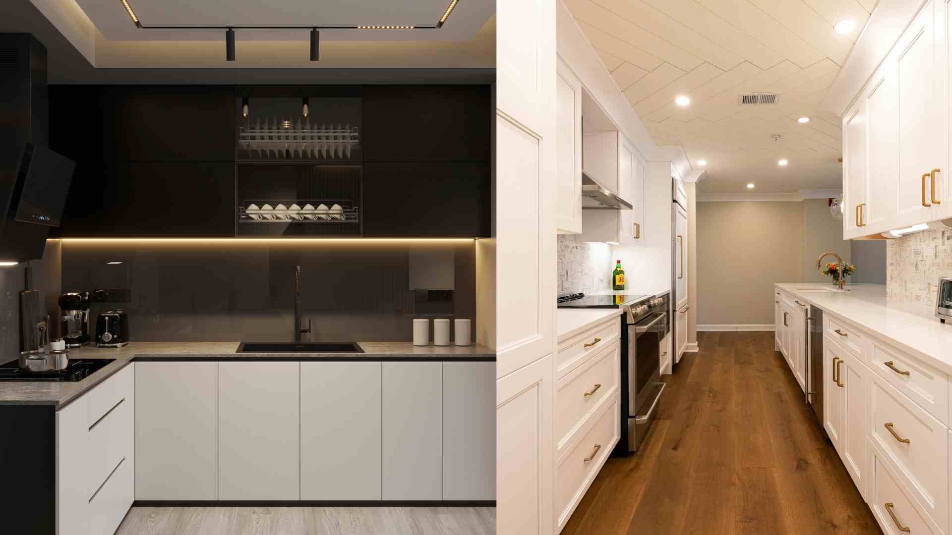 スマートキッチンのデザインは、スペースを効果的に最適化するのに役立ちます。グラフィック:ハ・メイ