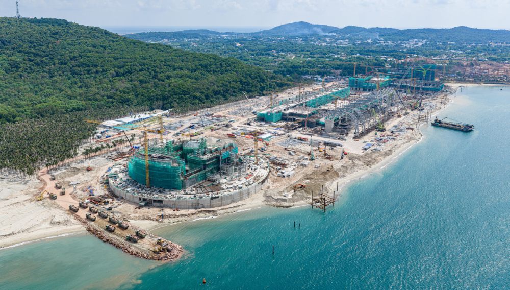 Projects serving APEC 2027 in Phu Quoc are being implemented drastically. Photo: Sun Group