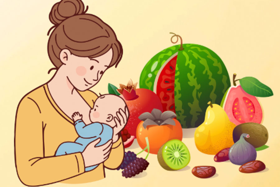 Notes when eating fruit during breastfeeding