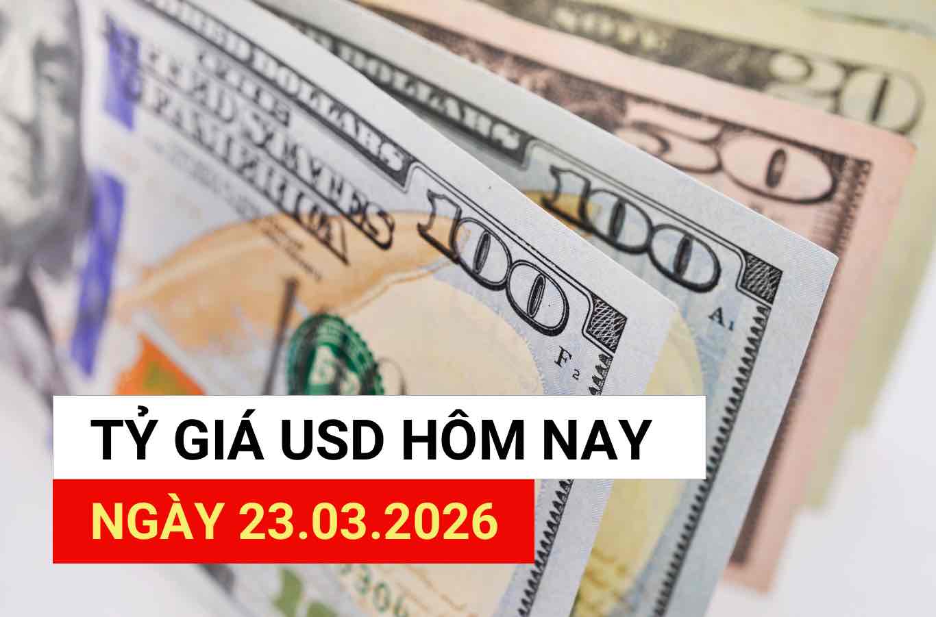 USD exchange rate today March 23, 2026.