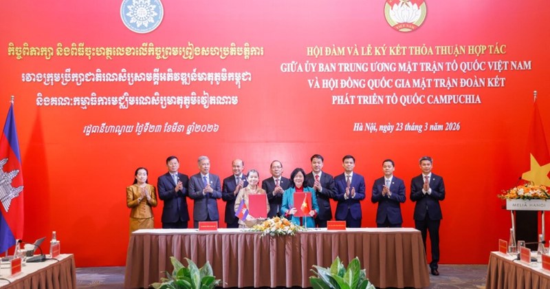 Mặt trận Tổ quốc Việt Nam và Campuchia tăng cường quan hệ