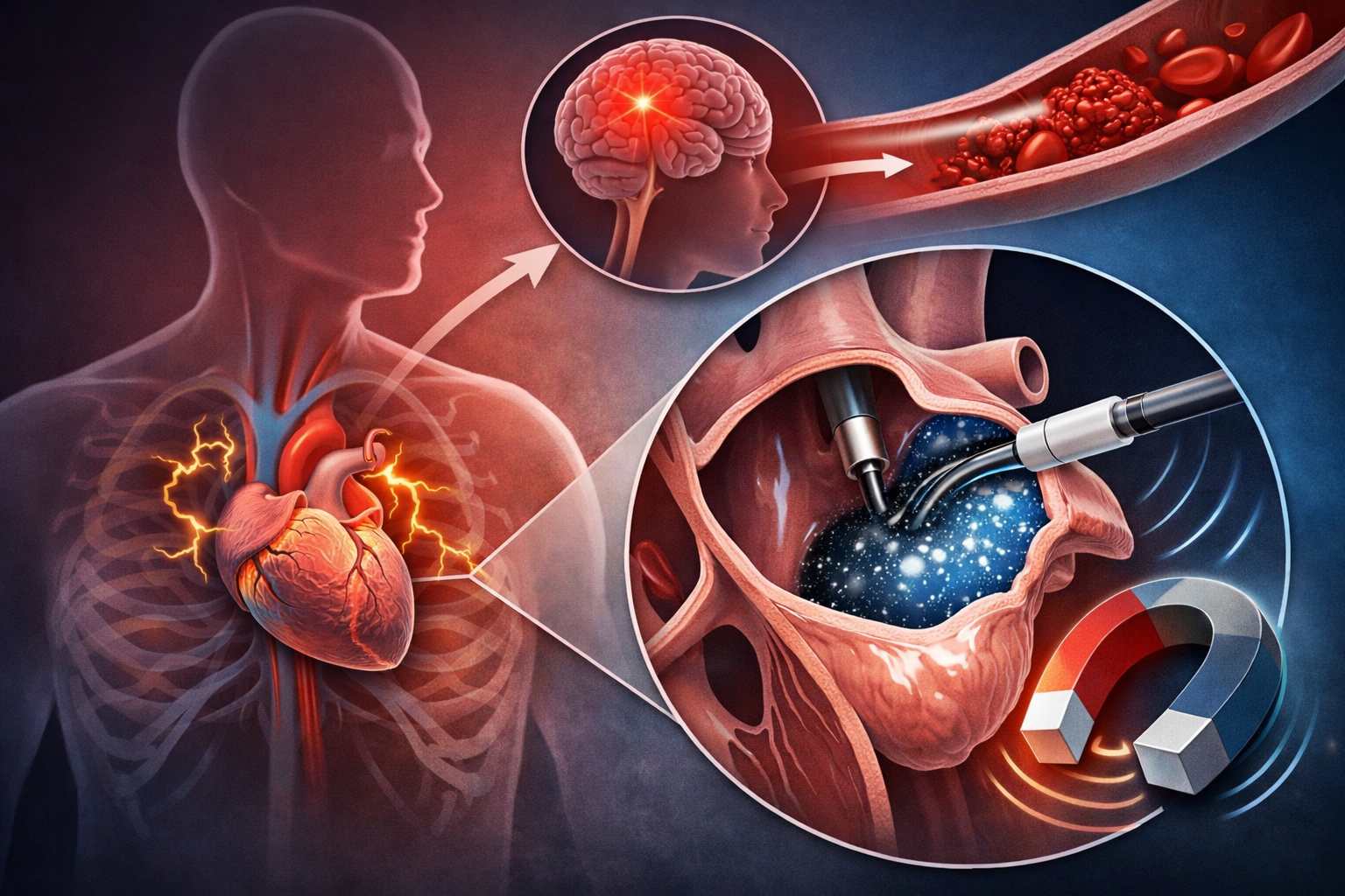 Ear fibrillation stroke can be controlled with new techniques