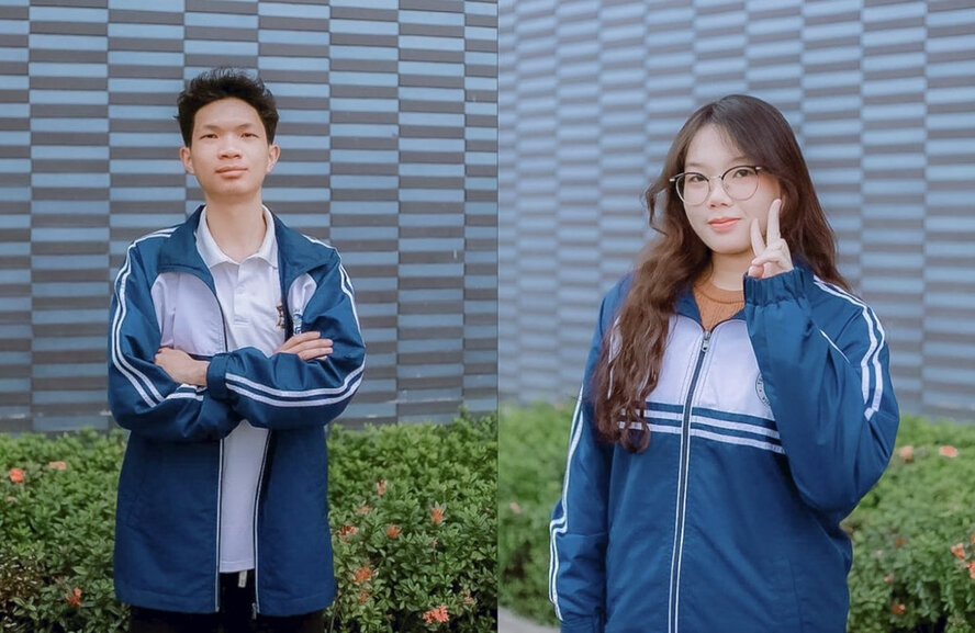 The group of students won the Second Prize with the Project "Device to support visually impaired people towards purposeful action". Photo: Vinh Phuc High School for the Gifted