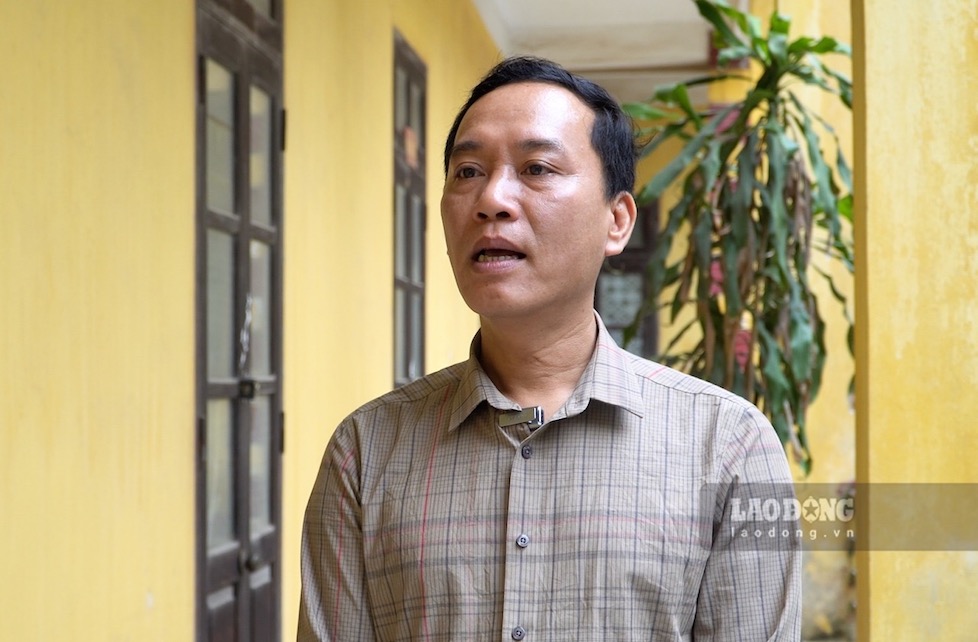 ông Trương Ngọc Khánh - Trưởng phòng Tổng hợp, Trường Trung cấp Kỹ thuật - Nghiệp vụ Sông Hồng (cũ). Ảnh: Phóng viên