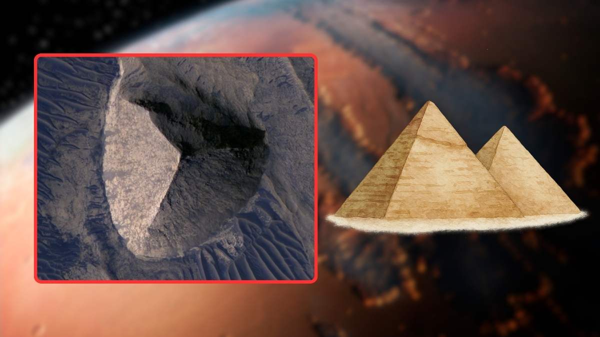 The truth behind the "Pyramid" that caused a stir on Mars. Graphics: Hao Thien