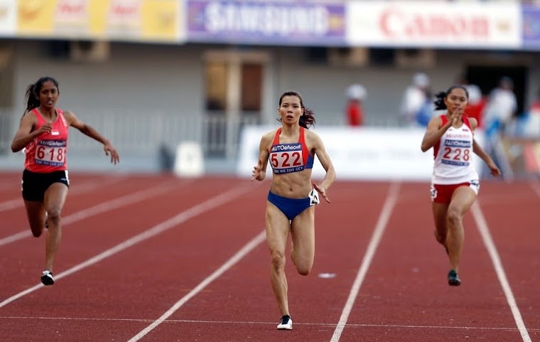 Vu Thi Huong es una de las atletas de atletismo más exitosas del deporte vietnamita. Foto: TTXVN