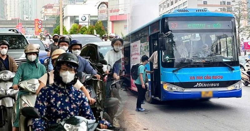 Trải nghiệm đi làm giờ cao điểm: Xe buýt hay xe máy cá nhân?