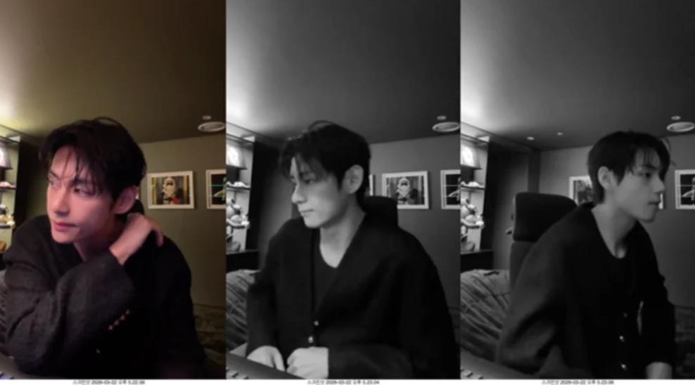 V BTS。写真:ロッテ.