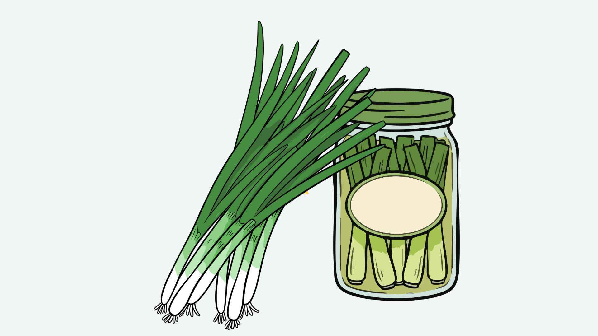 Keep scallions always green and fresh with just a few simple ways at home. Graphic photo: Hoang Loc.