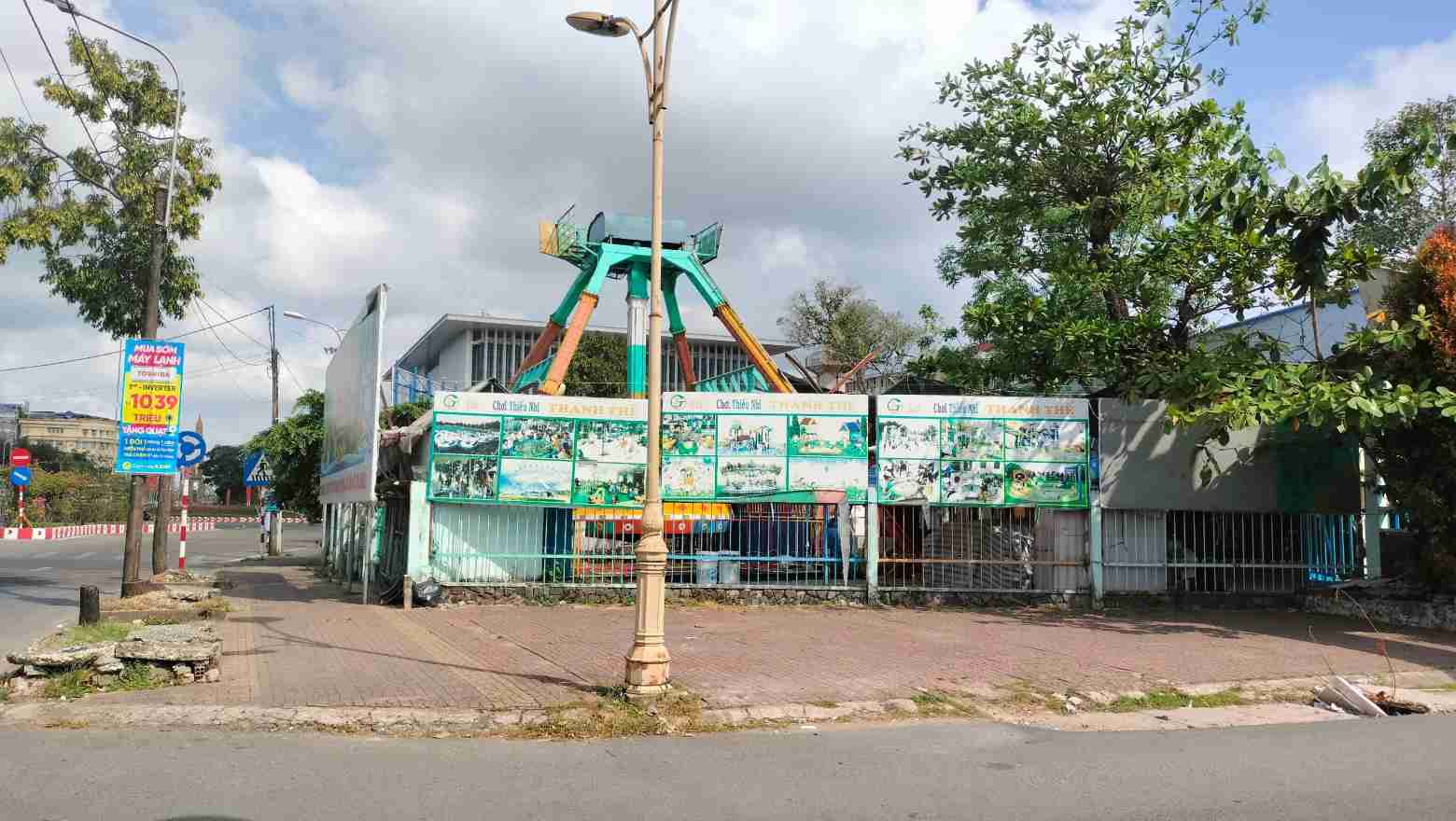 Một góc Nhà Thiếu nhi cơ sở tại Cà Mau. Ảnh: Nhật Hồ.