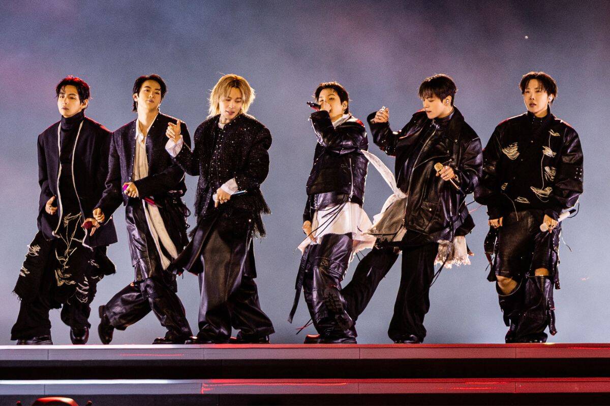 Kpop group BTS. Photo: Lotte