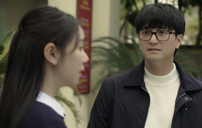 Quan and Thuong in the scene in episode 13. Photo: VFC