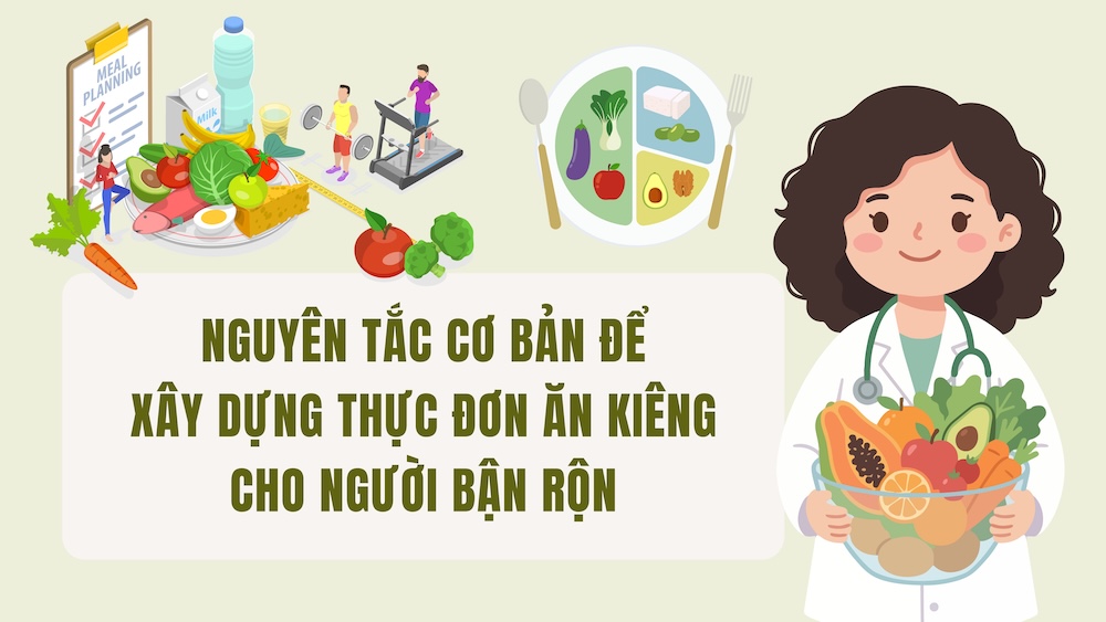 Basic principles for building a diet menu for busy people