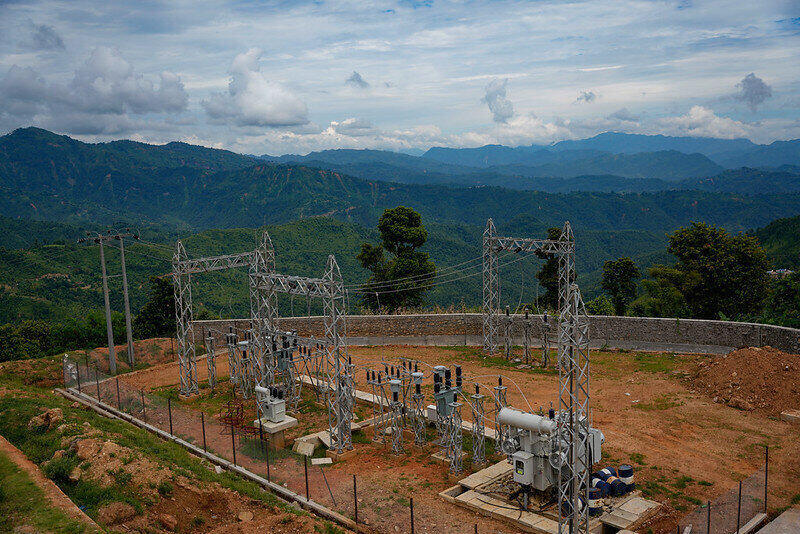 Construction site of a hydropower project in Tanaun, Nepal. Photo: Asian Development Bank