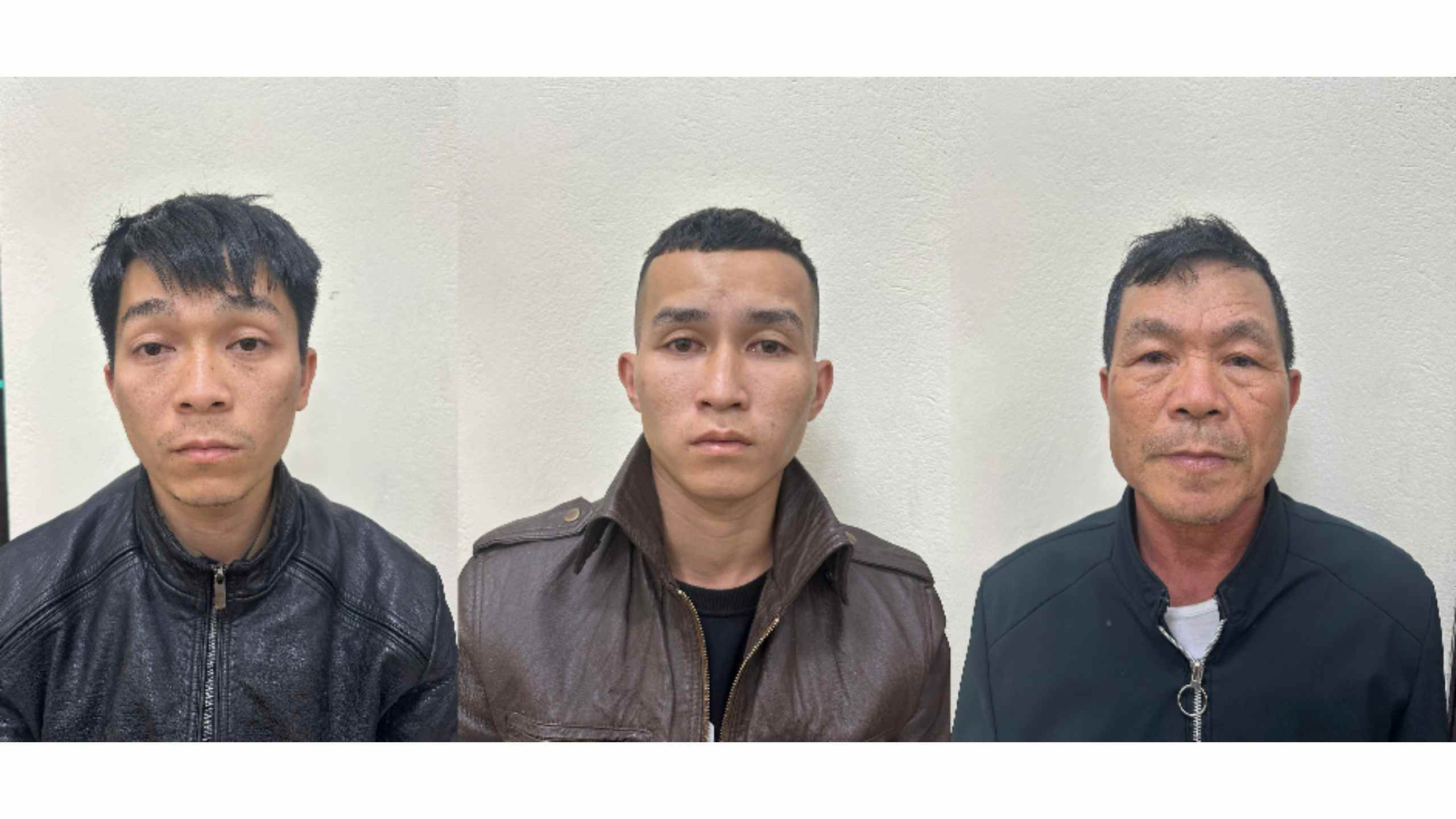 3 đối tượng trộm cắp tại cơ quan Công an. Ảnh: Công an tỉnh Bắc Ninh