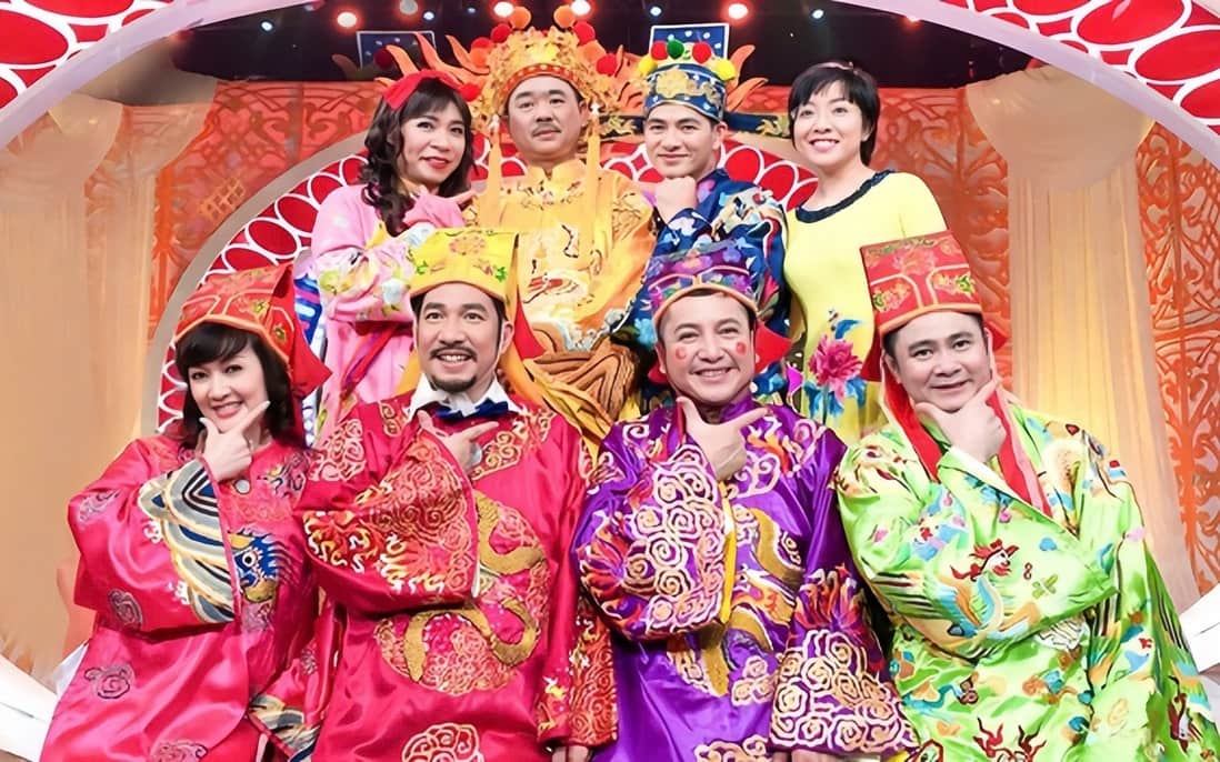 Trong suốt nhiều năm, Táo Quân không chỉ là chương trình giải trí mà còn trở thành “món ăn tinh thần” quen thuộc của khán giả, đặc biệt vào mỗi dịp Giao thừa. Ảnh Nhà sản xuất