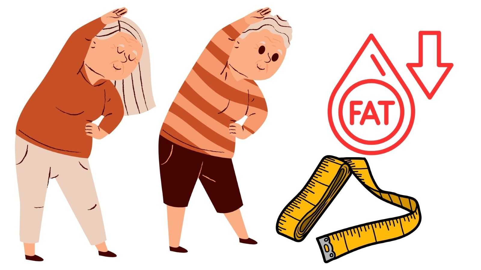 Se pencher sur le côté en position debout est un exercice qui aide à réduire la graisse du ventre après 60 ans. Graphique: Thanh Thanh