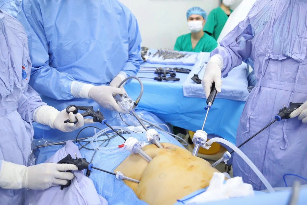 K 병원에서 성공적으로 수술된 암 환자. 사진: BVCC