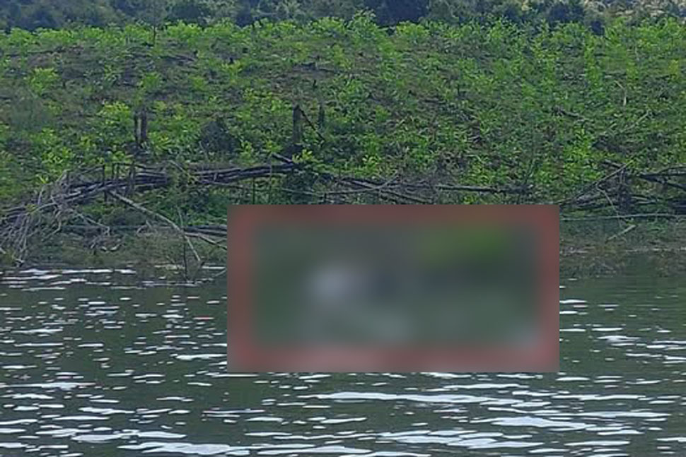 Thi thể một người đàn ông được phát hiện tại khu vực hồ Đá Trải, xã Phù Mỹ Tây (Gia Lai). Nguồn ảnh: Công an