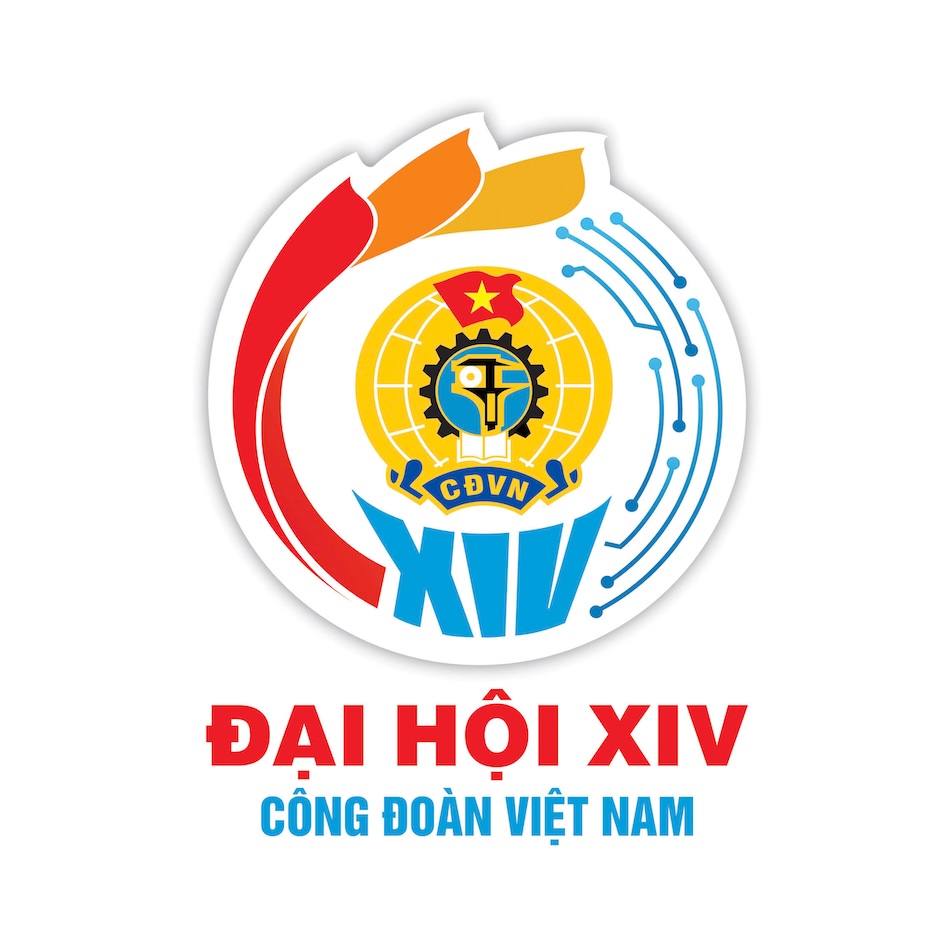El logotipo del XIV Congreso Sindical de Vietnam fue anunciado por la Confederación General del Trabajo de Vietnam el 24 de marzo. 3. Foto: TLĐ