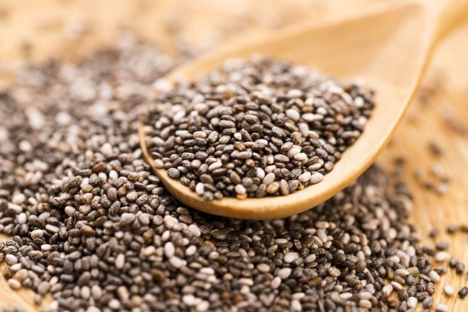 Eating chia seeds correctly to reduce fat. Photo: Thao Nhung