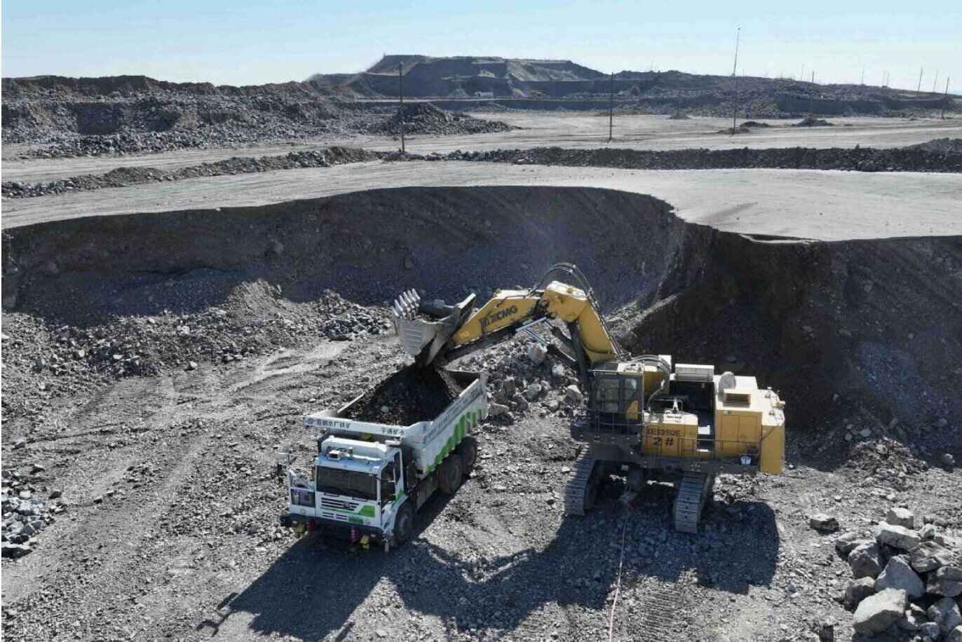 A rare earth mine in China. Photo: Xinhua