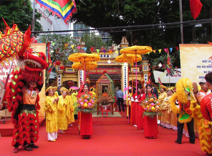 Hanoi honors the historical value of the Hai Ba Trung uprising. Photo: Hai Ba Trung Ward