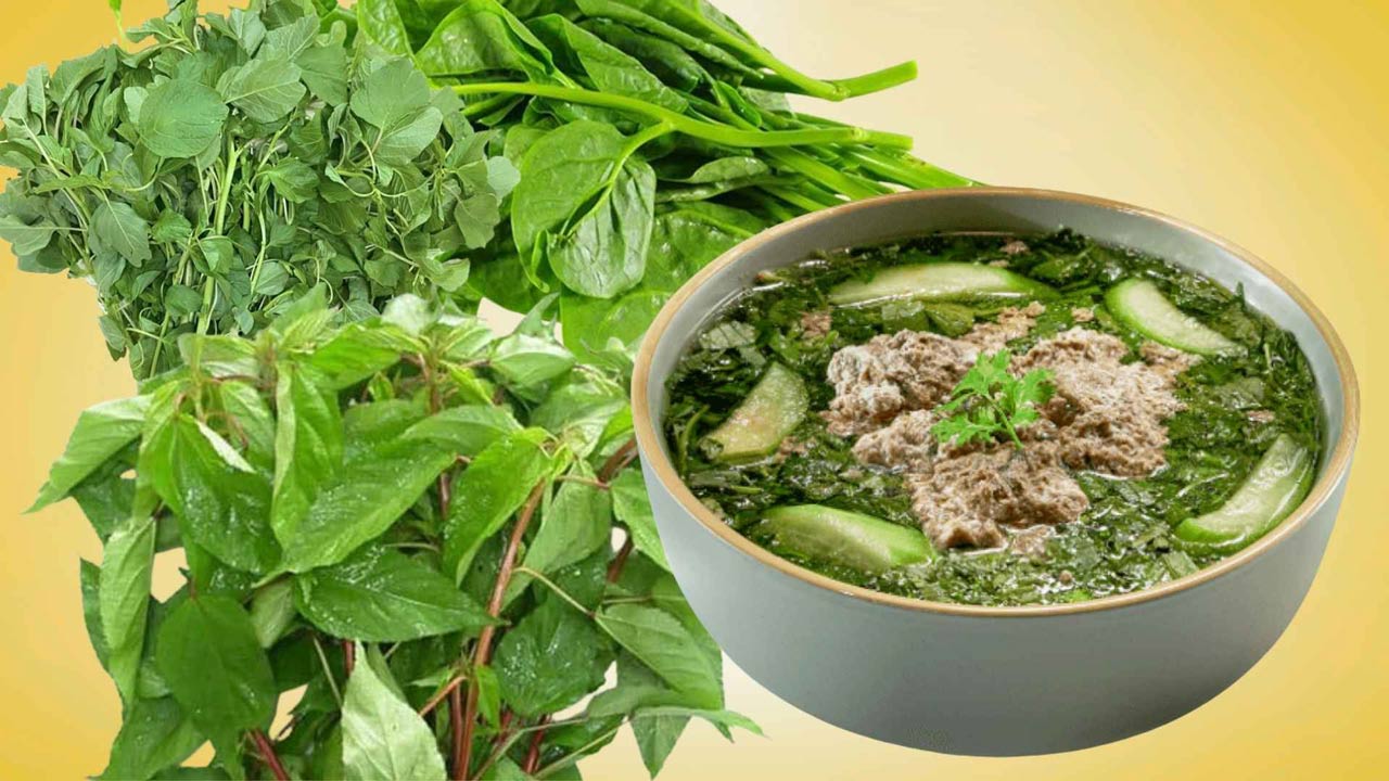 Familiar vegetable in crab soup is likened to green ginseng