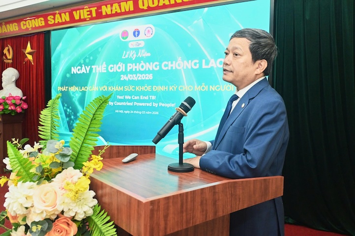 TS.BS Đinh Văn Lượng, Giám đốc Bệnh viện Phổi Trung ương, Trưởng Ban điều hành Chương trình chống lao Quốc gia. Ảnh: BVCC 