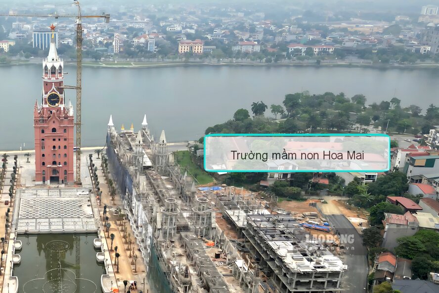 Hoa Mai Kindergarten is considered for relocation to serve the Tien Cat Urban Housing Project. Photo: To Cong