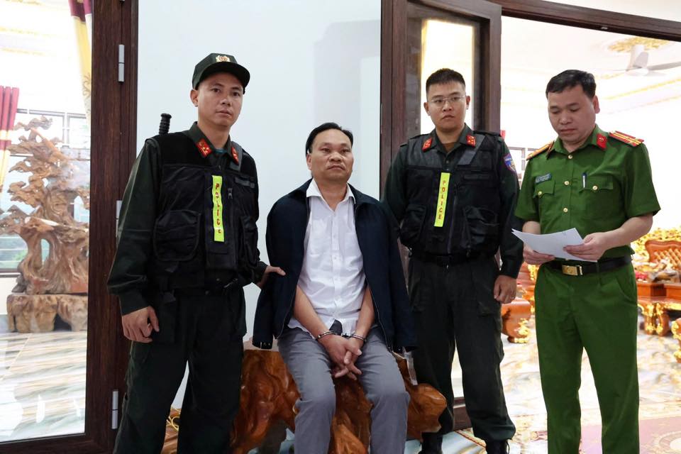 Nhiều đối tượng cộm cán ở Phú Thọ bị bắt giữ. Ảnh: Công an Phú Thọ