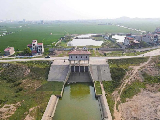 A pumping station project in Bac Ninh. Photo: Van Truong