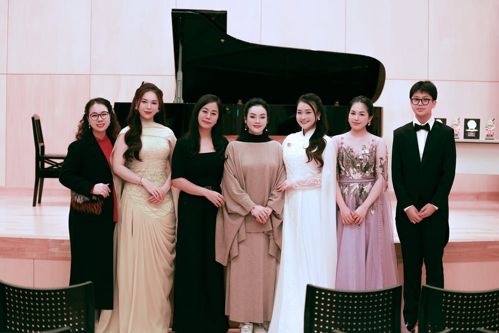 Các sinh viên Học viện Âm nhạc Quốc gia Việt Nam nỗ lực khẳng định tài năng tại cuộc thi