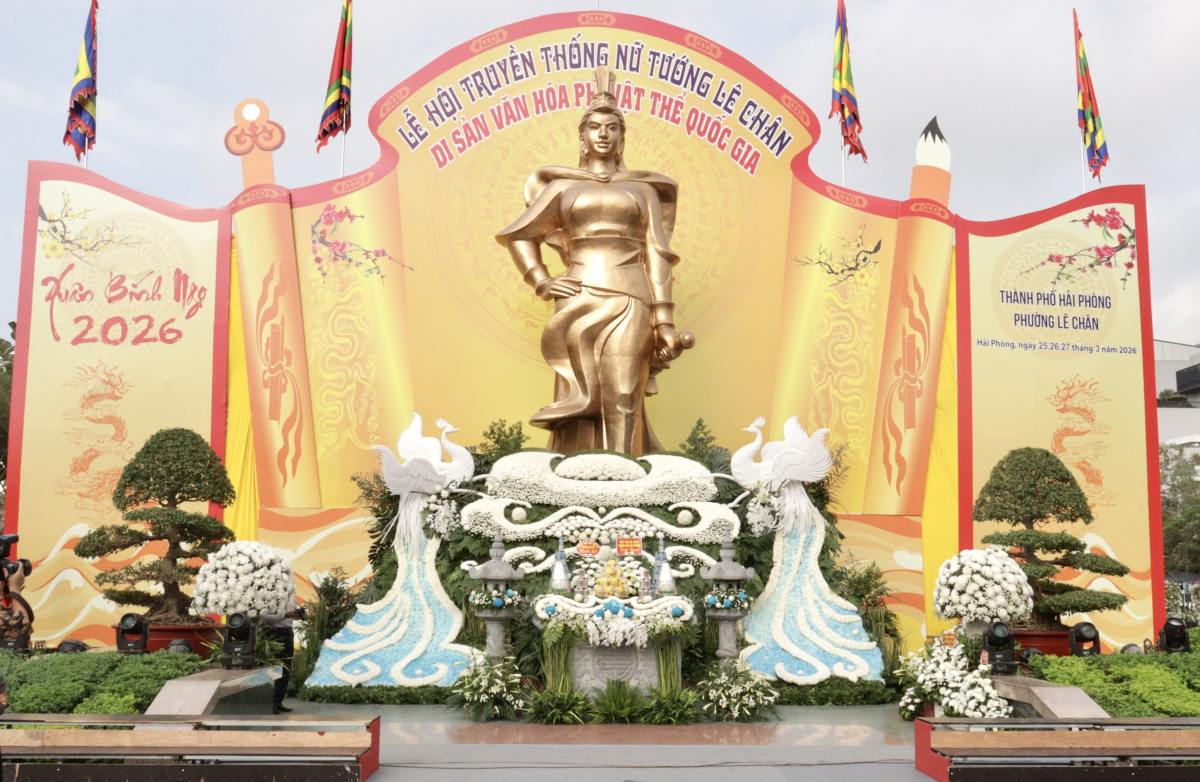 The traditional festival of General Le Chan takes place from the 25th to the 27th. 3. Photo: Hai Phong e-Portal
