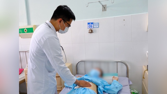 Patient with liver tumor operated on to stabilize. Photo: BVCC