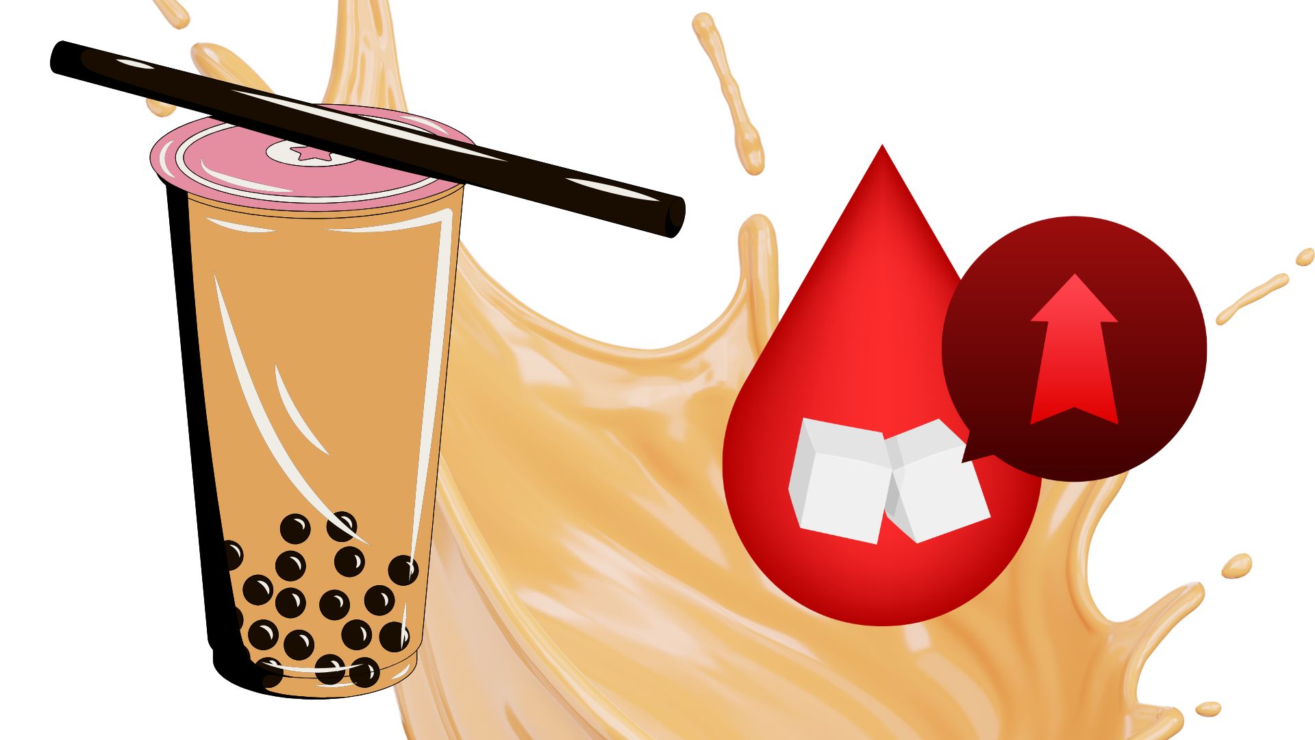 Le thé au lait est une boisson à éviter le matin pour aider à prévenir l'augmentation de la glycémie. Graphique: Thanh Thanh